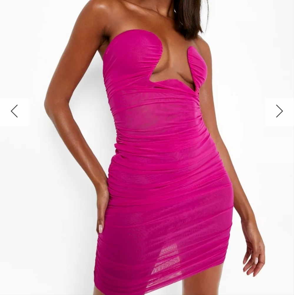 Sexy Mesh Cutout Dress